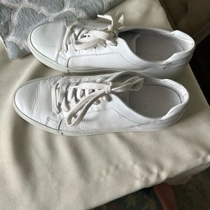 M. Gemi The Palestra Due Genuine Leather White Sneakers Size 38.5 (US Size 7.5)